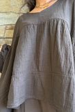 Suri Cushion Cotton Artist Smock Coffee Bean